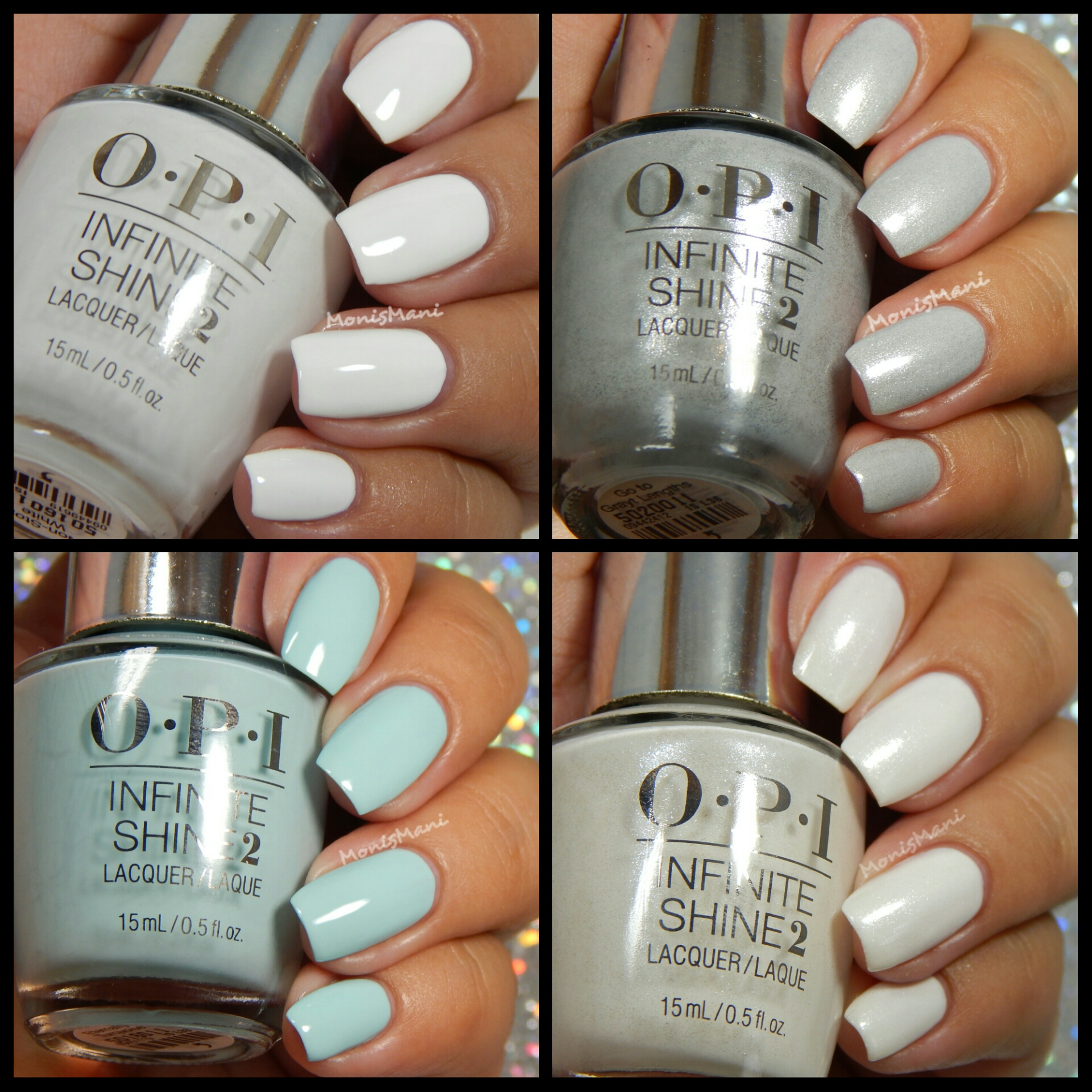 OPI Infinite Shine2 Pearl of Wisdom, Go to Grayt Lenghts, Eternally
