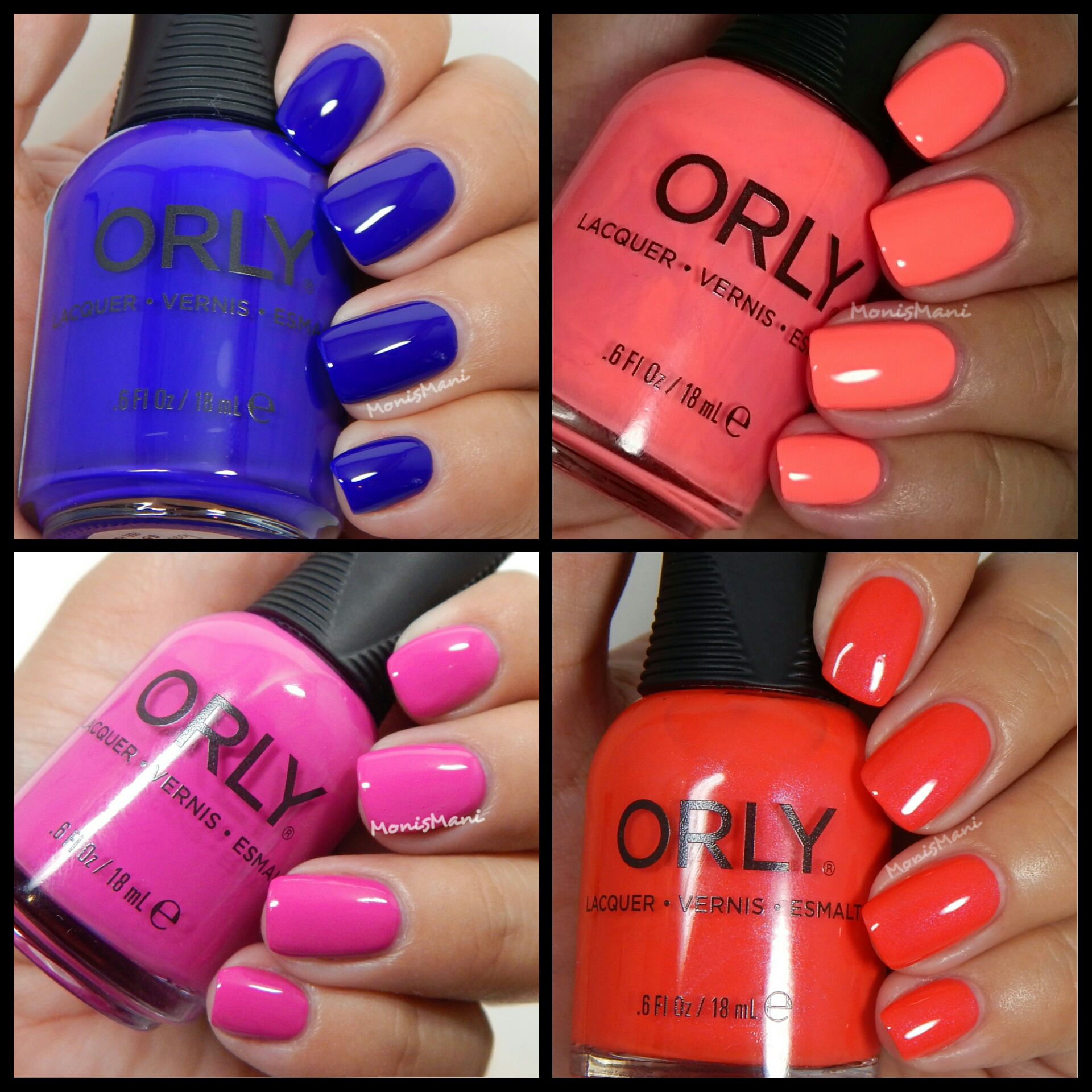 Orly Passion Fruit Nail Lacquer | Review & Swatches - volleysparkle