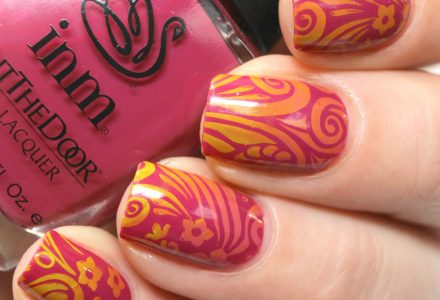 INM Foxy nail art2